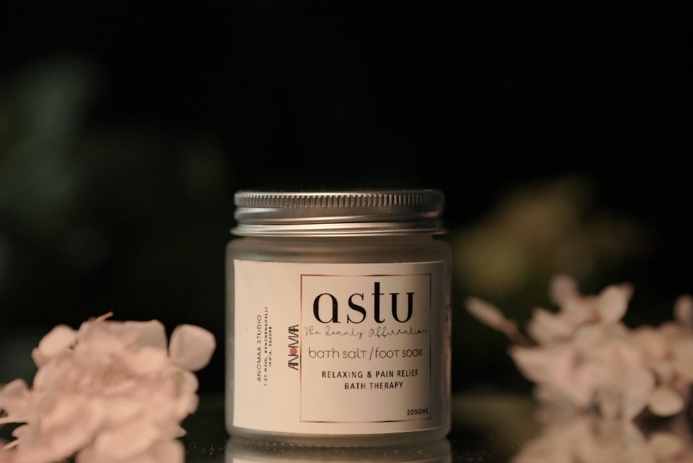 ASTU: Lavender and Himalayan Pink Salt Bath Soak