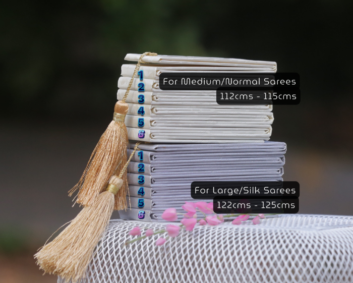 Saree Pleat Maker BUNDLE - MEDIUM 6 pleats + LARGE 6 pleats